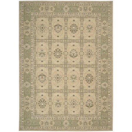 Nourison Persian Empire Area Rug Collection Sand 7 Ft 9 In. X 10 Ft 10 In. Rectangle 99446255631